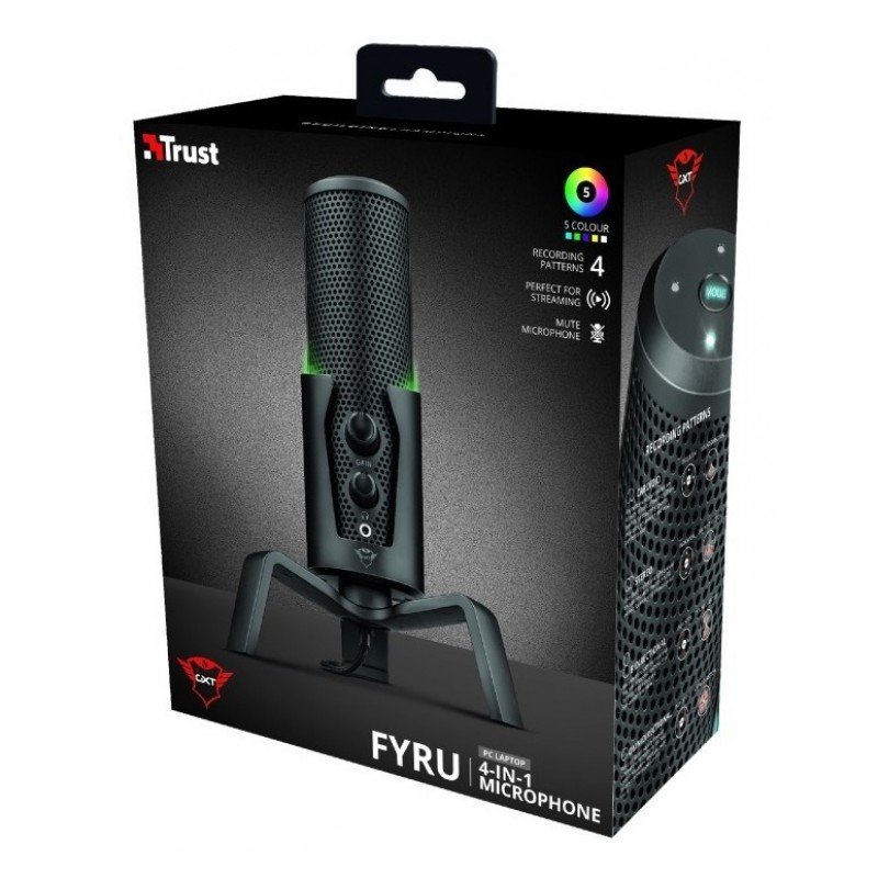 MICROFONO TRUST FYRU 4IN1 STREAMING MIC GXT258 MICROFONO TRUST FYRU 4IN1 STREAMING MIC GXT258