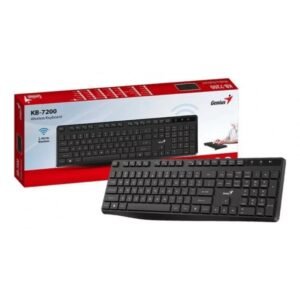 TECLADO WIRELESS GENIUS KB-7200 BLACK